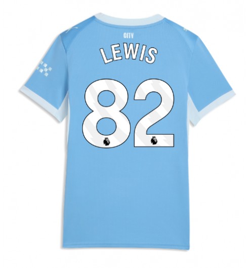 Manchester City Rico Lewis #82 Domácí Dres pro Dámské 2026-27 Krátký Rukáv Manchester City Rico Lewis #82 Domácí Dres pro Dámské 2026-27 Krátký Rukáv